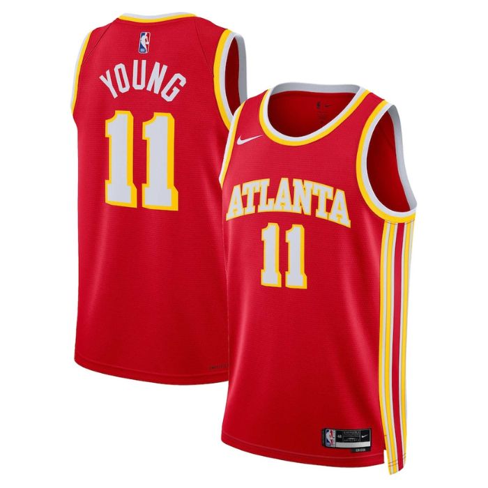 Trae Young Atlanta Hawks Unisex 2023 Jersey – Icon Edition – Red