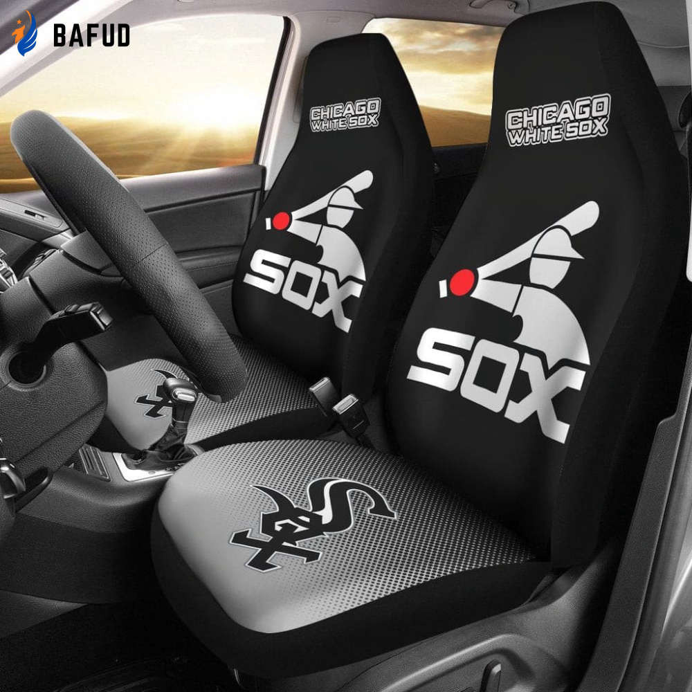 Chicago White Sox Car Seat Cover Set For Fan Gifts For Fan Gifts for Fan Gifts CSC338