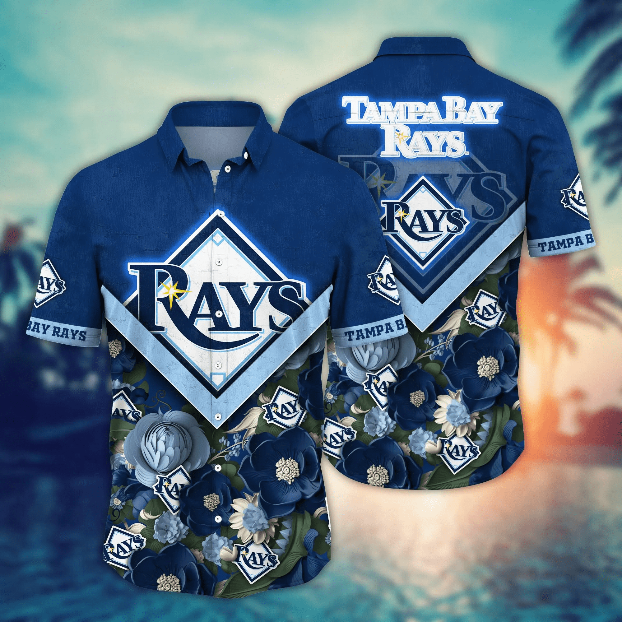 Tampa Bay Rays Mlb Hawaiian Shirt Custom Break Aloha Shirt