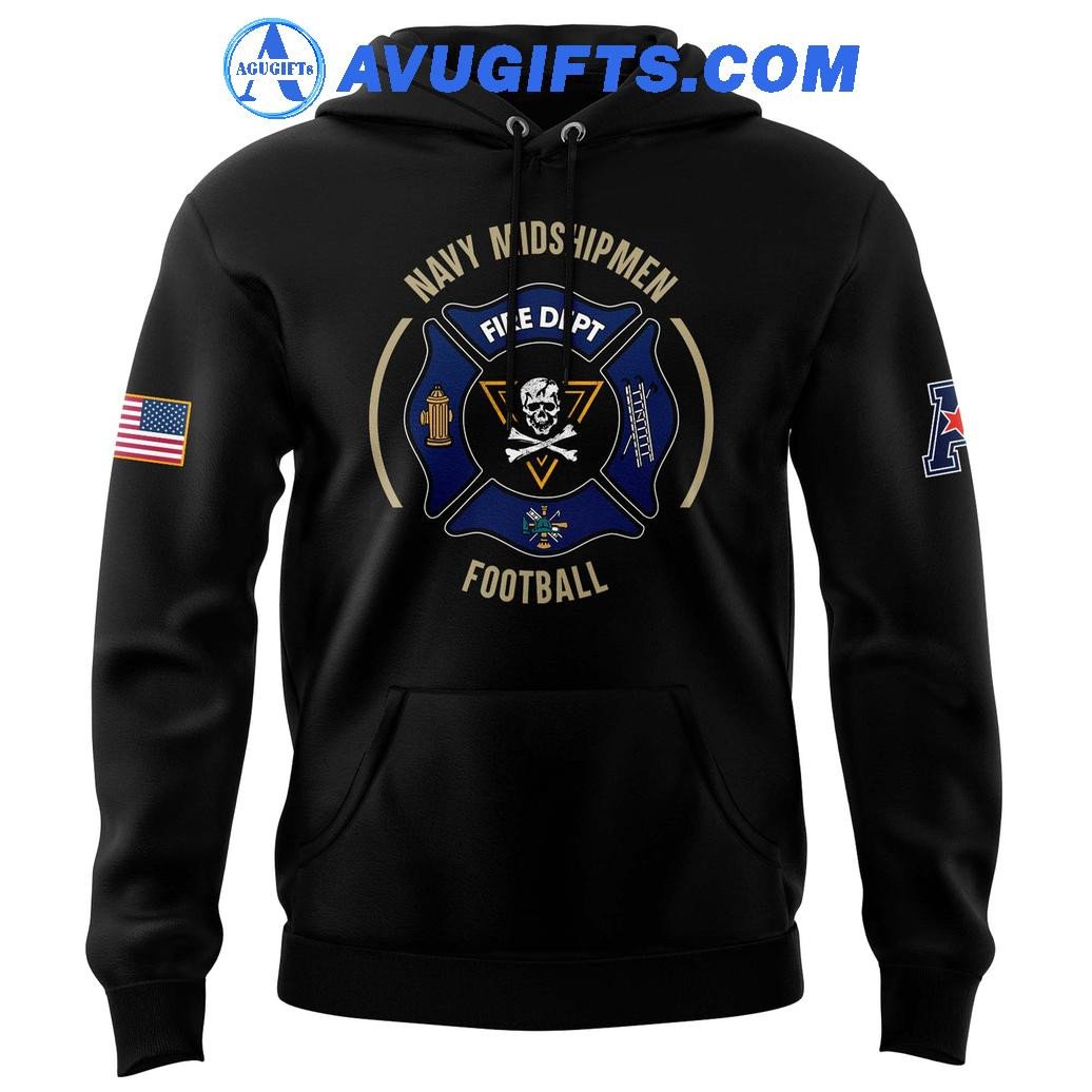 Navy Midshipmen Football X Firefighter Appreciation Night Limited Edition Hoodie – Zip Hoodie 3D Aop Shirt