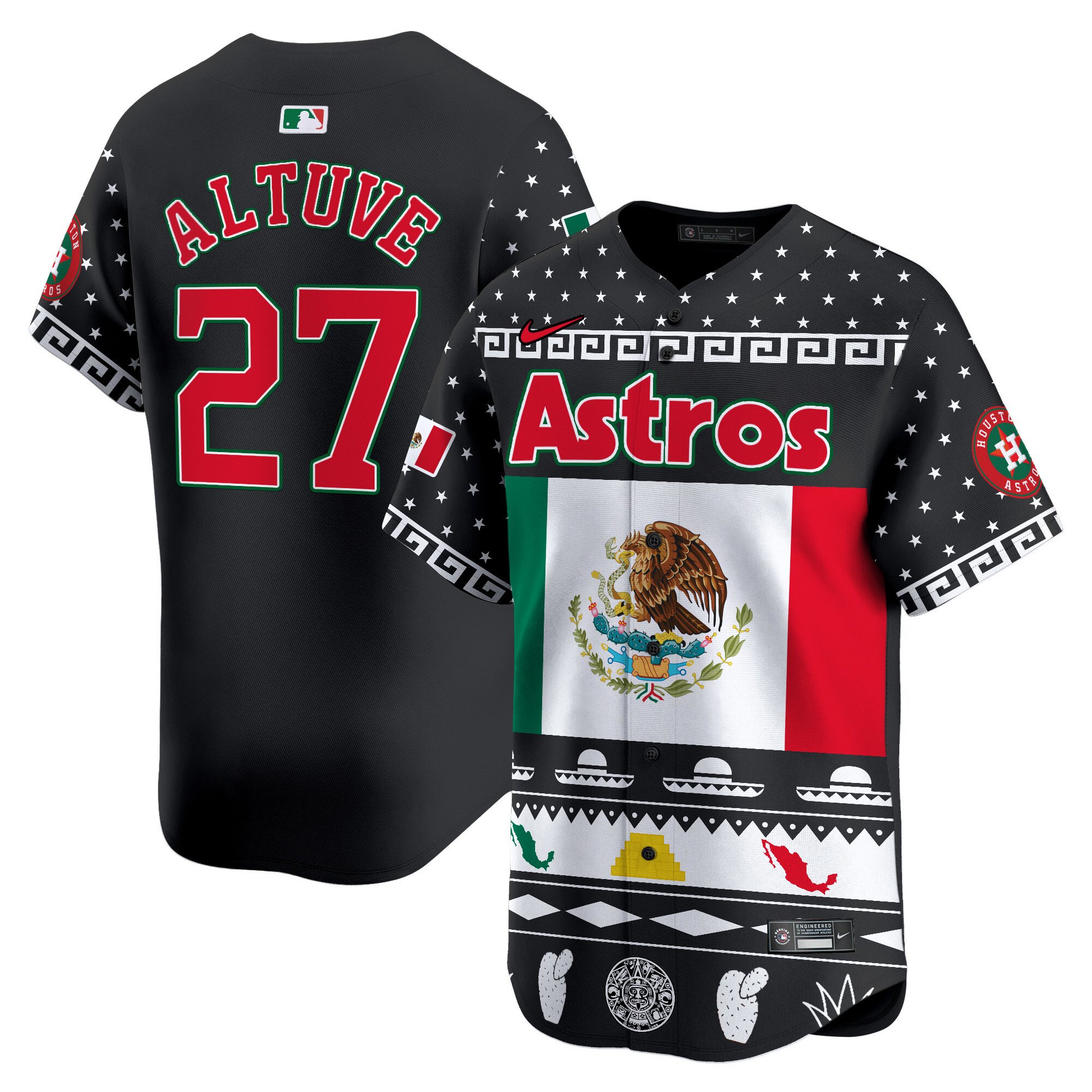 Astros Mexico Aztec Vapor Premier Limited Jersey V2 – Printed