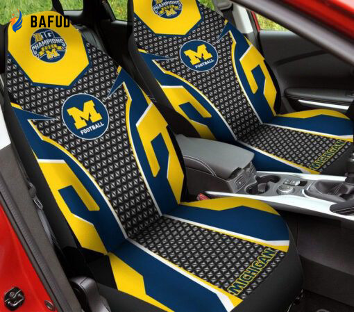 Michigan Wolverines Car Seat Cover Set For Fan Gift CSC600