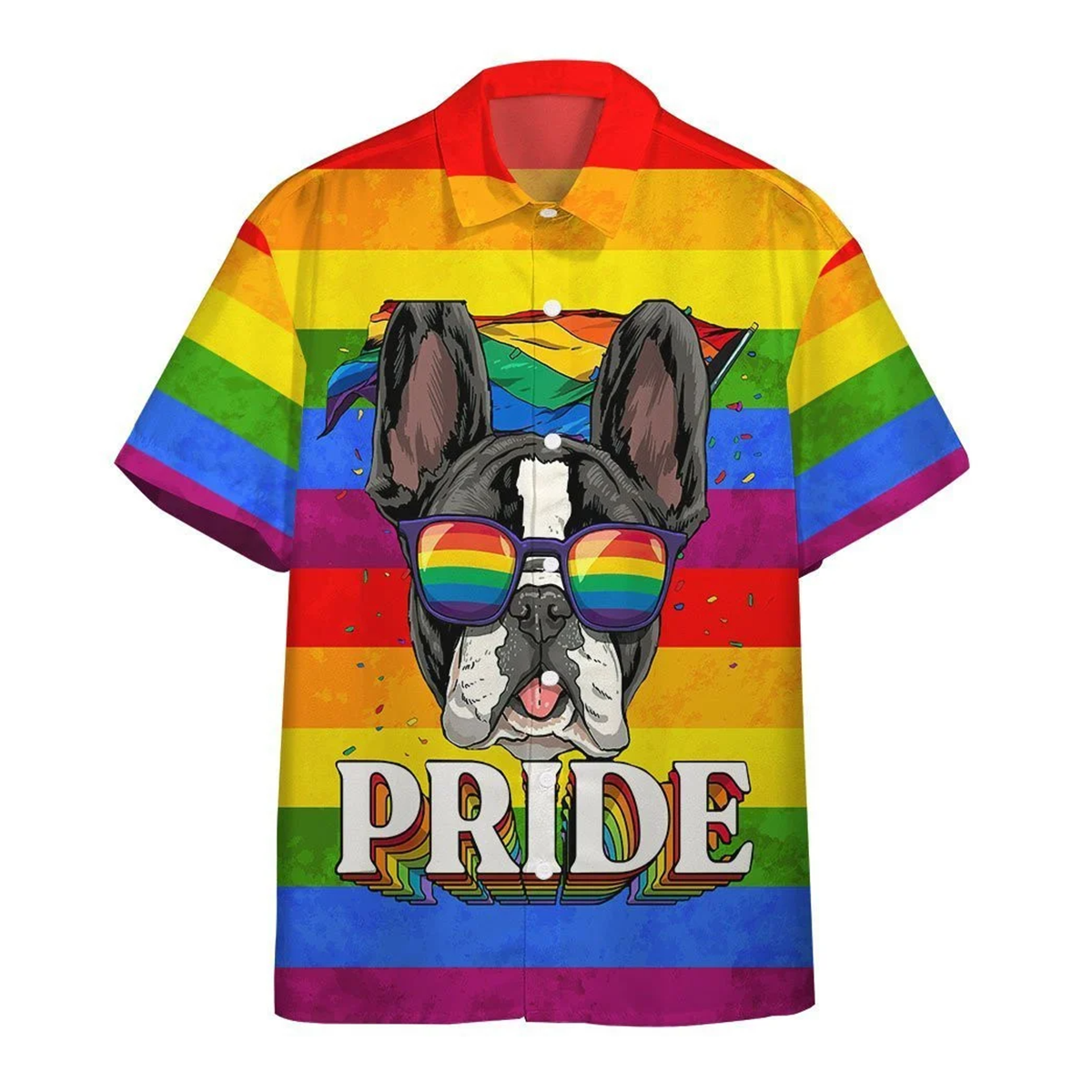 Ally Pride 3D Shirt Awesome Background Design Hawaiian Shirt, Hawaiian Pride, Full 3D Printed Shirt For Summer