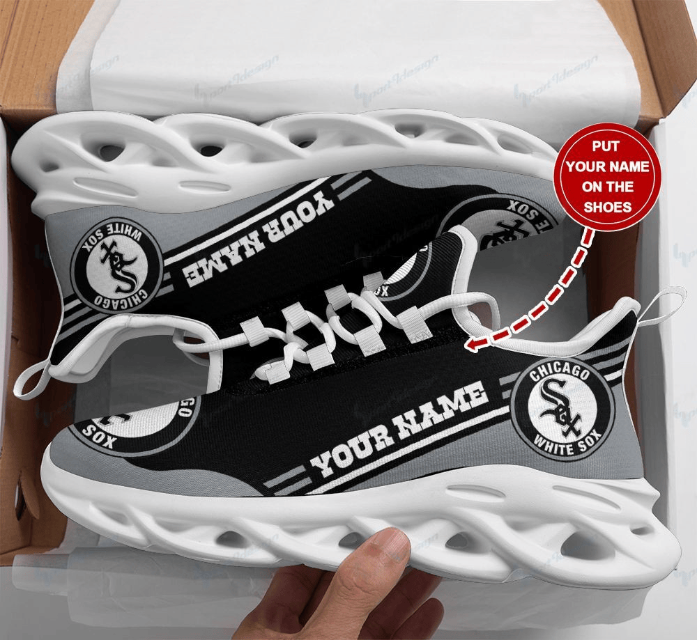 Chicago White Sox Custom Name Max Soul Shoes Ver 14