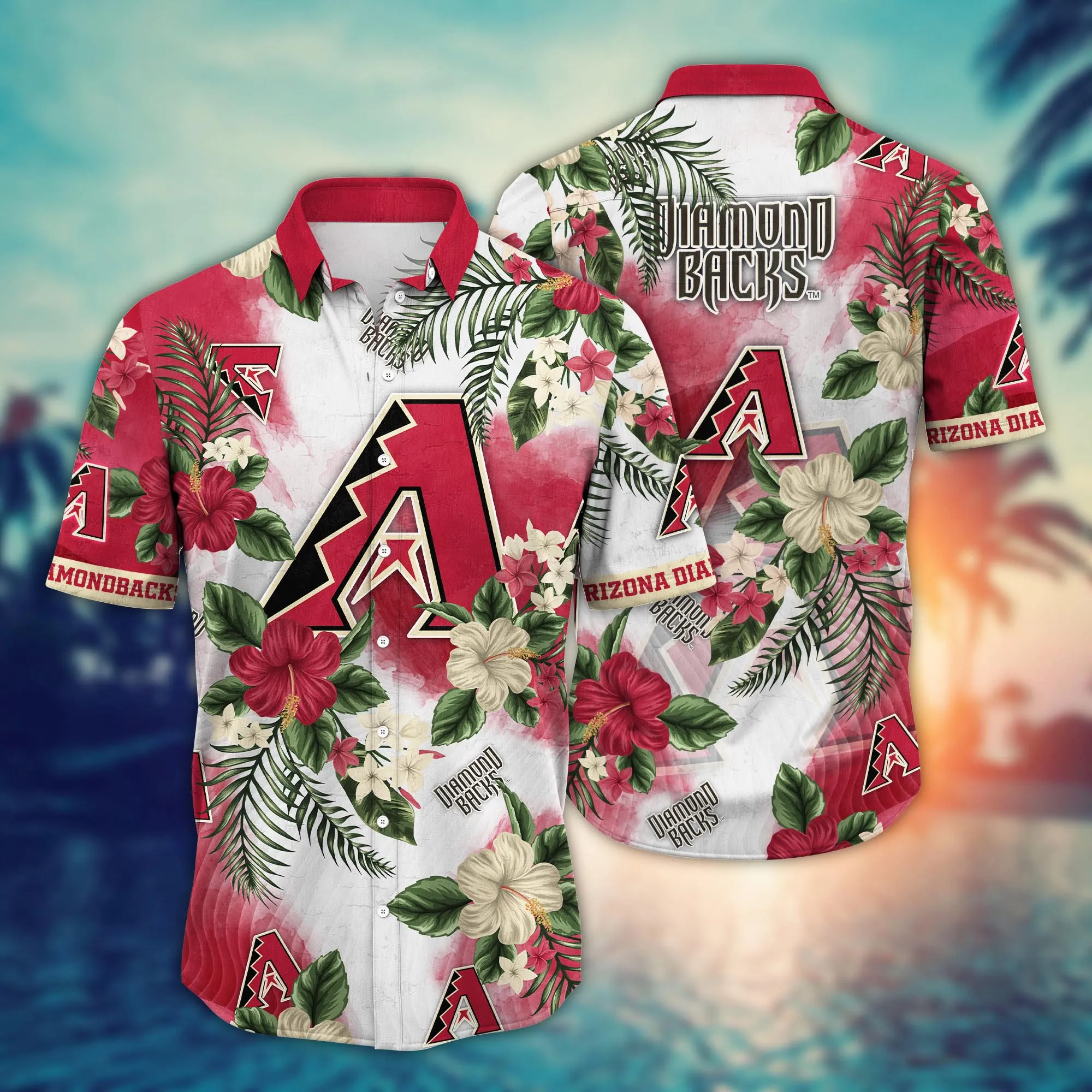 Arizona Diamondbacks Mlb Hawaiian Shirt Solsticetime Aloha Shirt