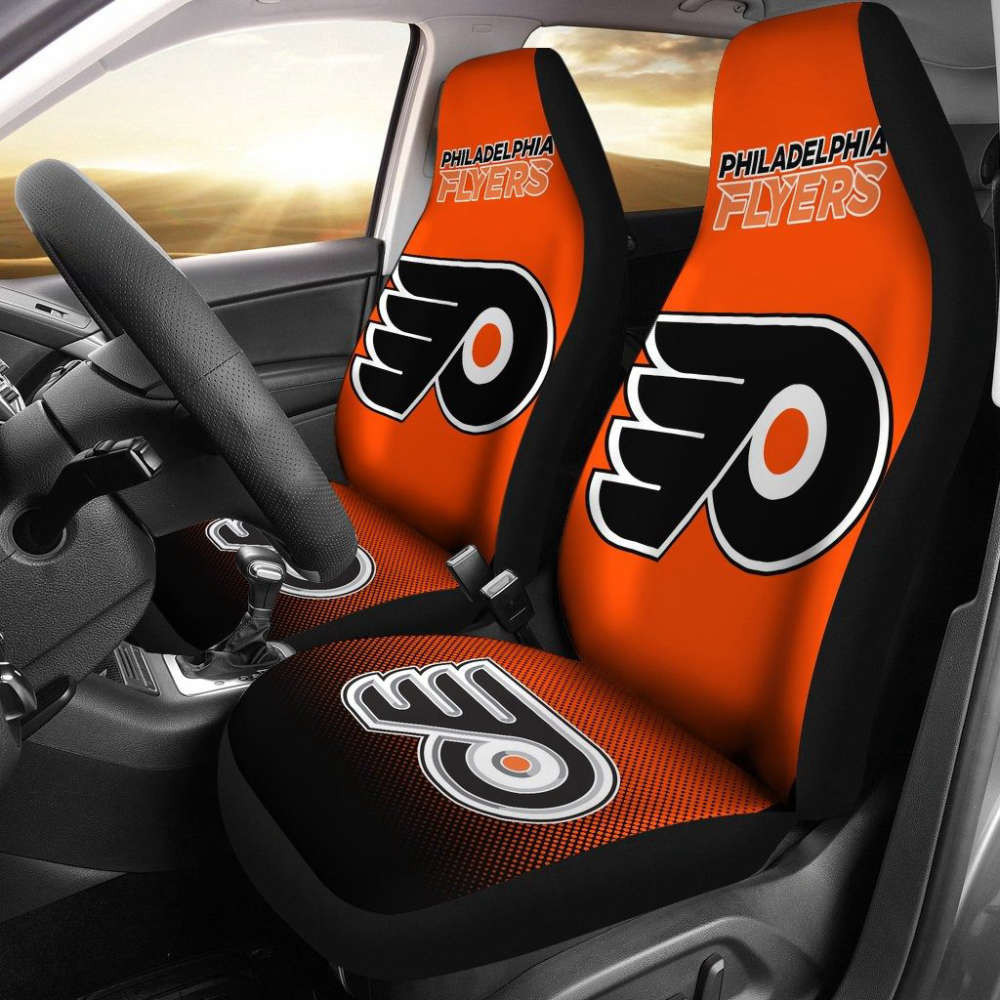 Philadelphia Flyers Car Seat Cover Set For Fan Gifts CSC5977