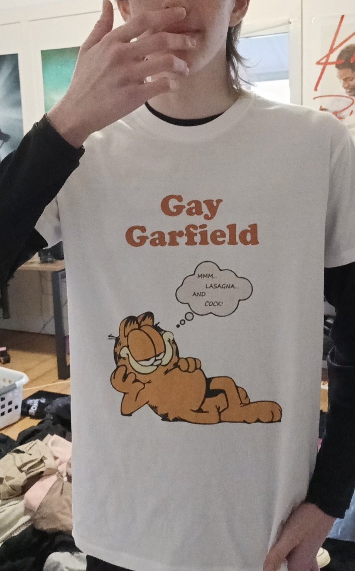 Shirt Ideas, Gay Garfield T-Shirt