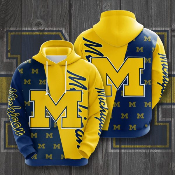 Michigan Wolverines Unisex 3D Printed Hoodie For Men Women Clothing Clothes Outfit Nd