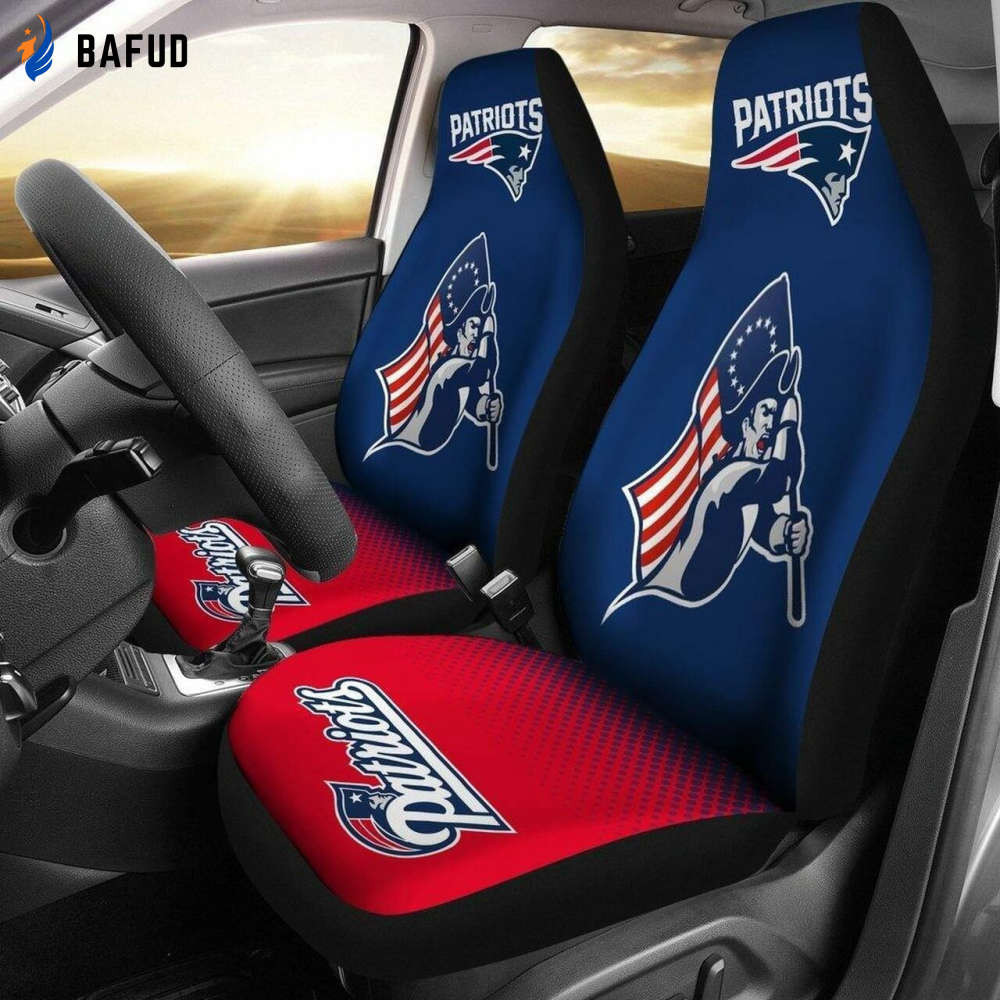 New England Patriots Car Seat Cover Set CSC1787