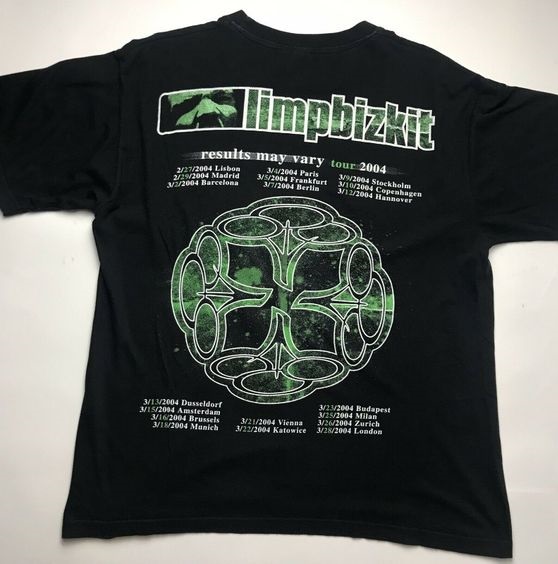 Vintage 90s Limp Bizkit Metal Rock Result May Vary 2004 Tour  Shirt Outfit