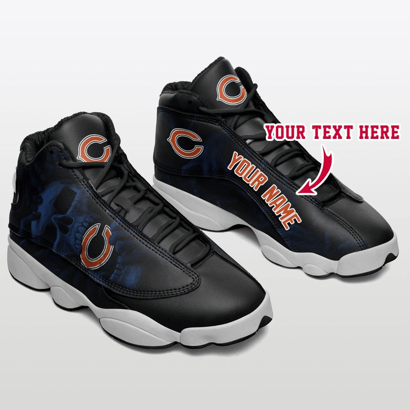 Chicago Bears Bt Football Retro Custom Air Jordan 13 Shoes Personalize Name Sport Sneakers Iwlc JD13 V2883