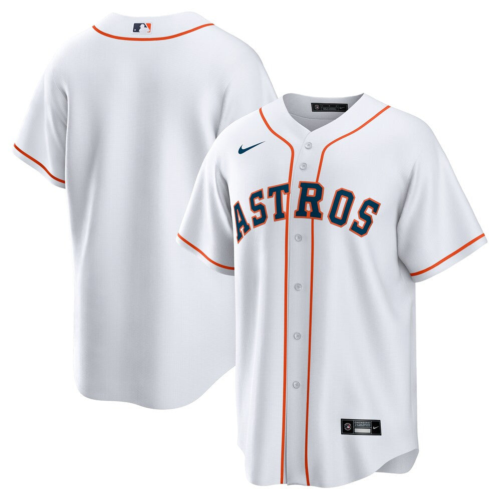 Men’S Houston Astros Nike White Home Replica Team Jersey Nomistyle