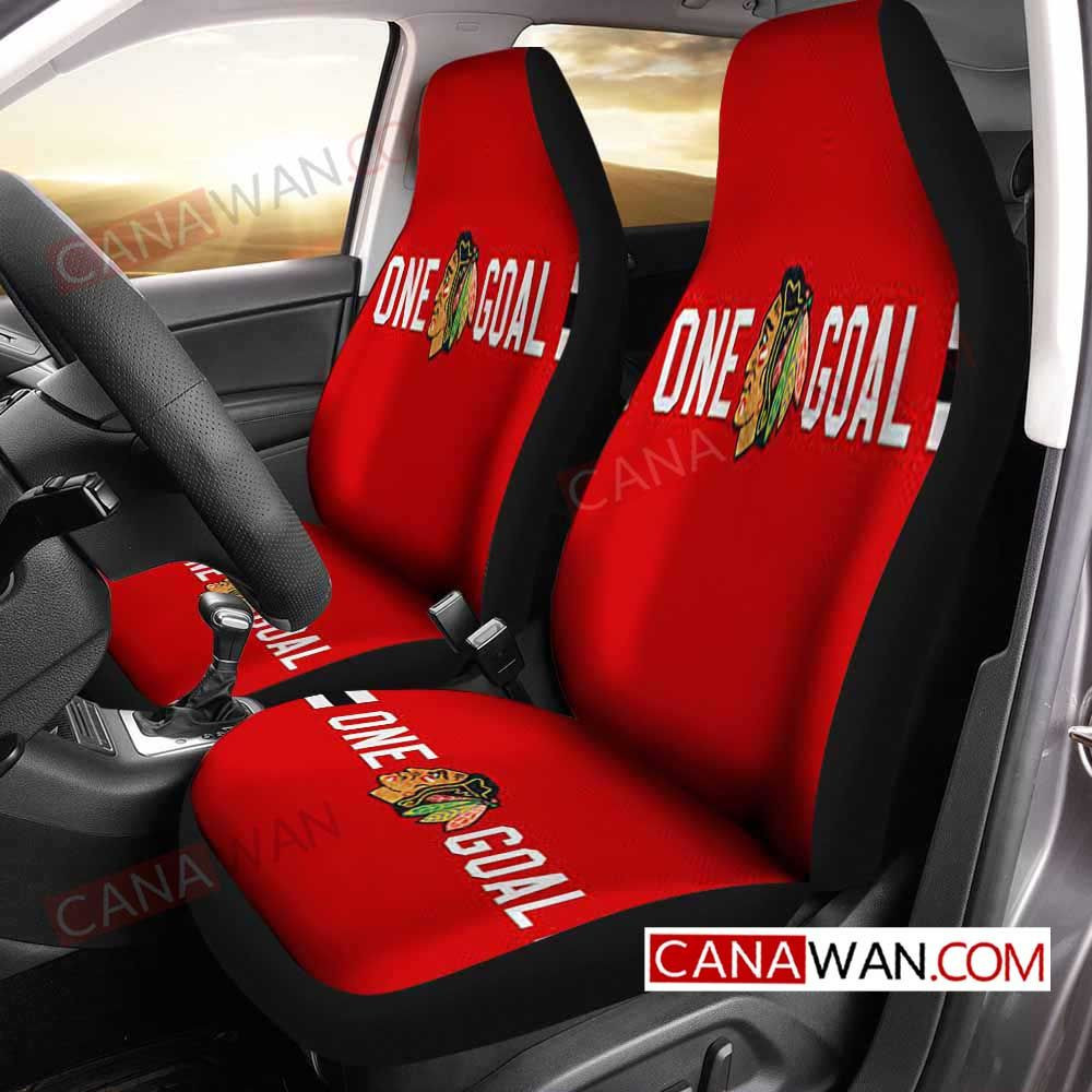 Chicago Blackhawks Car Seat Cover Set CSC8168