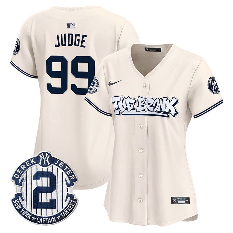 Women’S New York Yankees The Bronx Graffiti Vapor Premier Limited Jersey – All Stitched