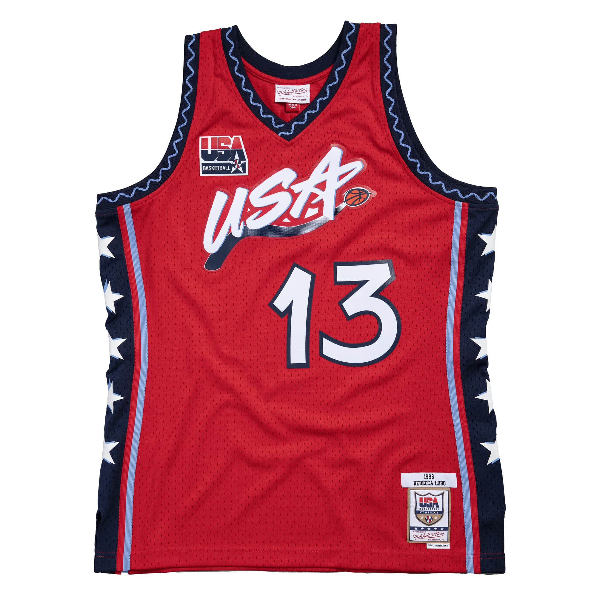 Mitchell & Ness Swingman Jersey Team Usa 1996 Rebecca Lobo – TXTrend Shop