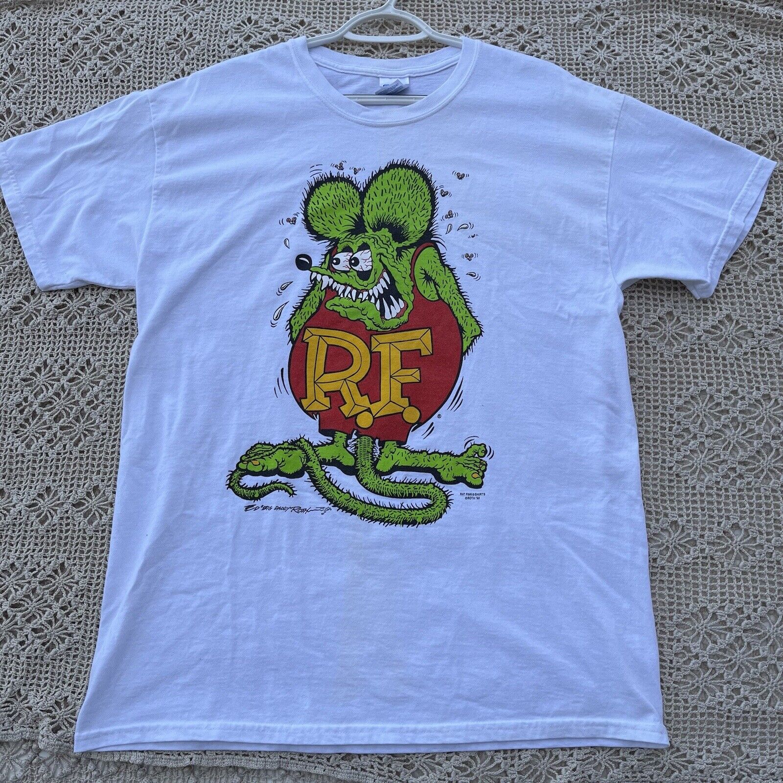 Vintage 1990 Rat Fink Ed Big Daddy Roth Shirt Outfit