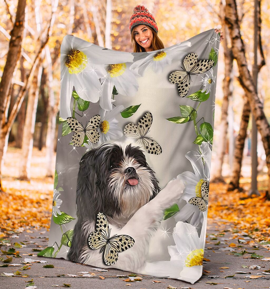 Pisces Shih Tzu Daisy Blanket And Qu …