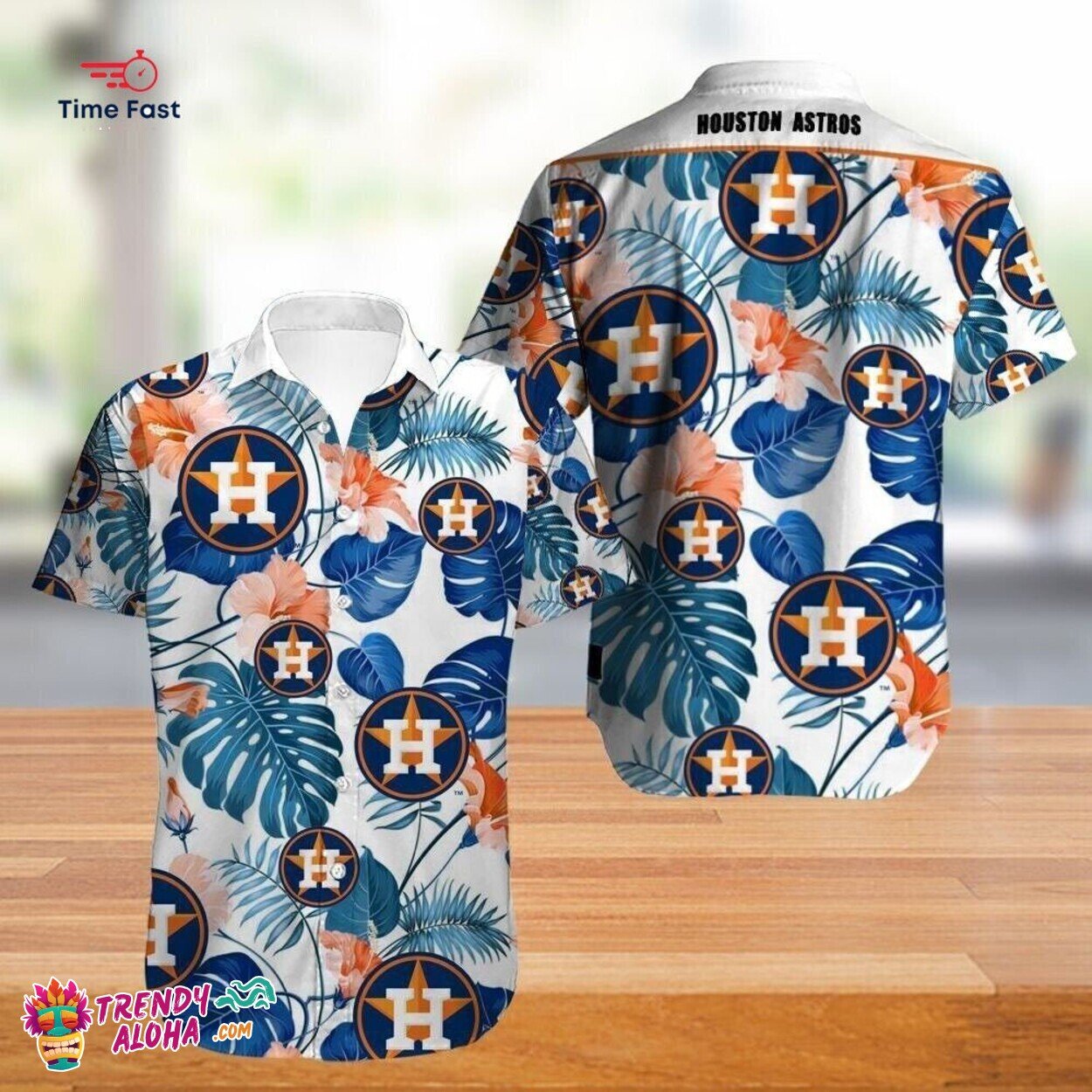 Houston Astros Tropical Hawaiian Shirt S To 5Xl Floral Summer Style