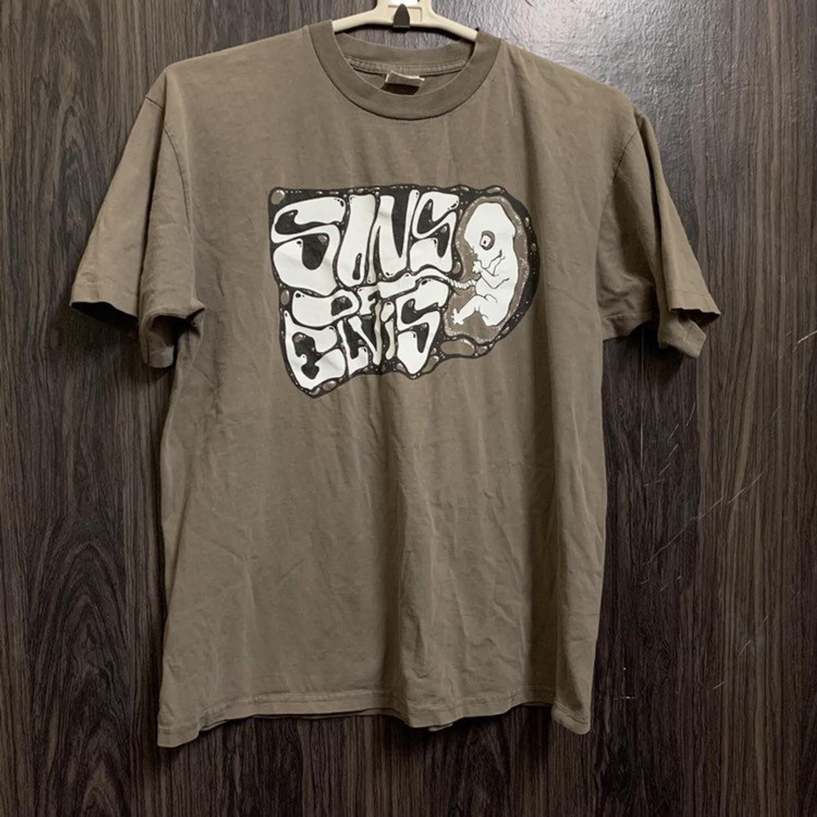 Vintage 90S Sons Of Elvis Grunge Alternative Rock T Shirt