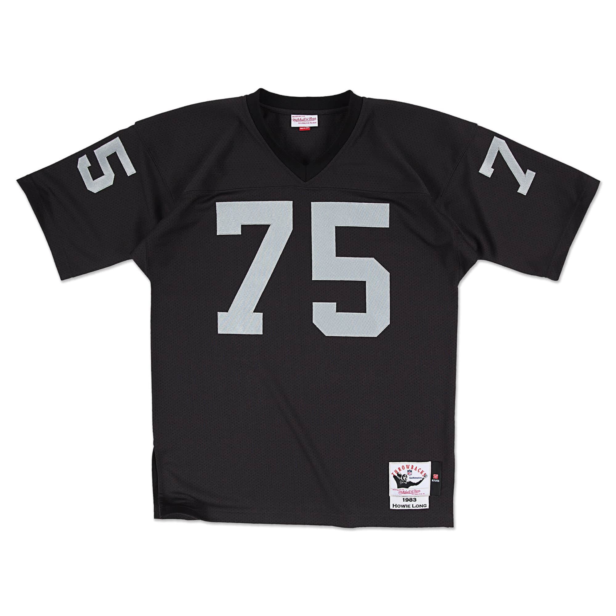 Mitchell & Ness Howie Long 1983 Authentic Jersey Los Angeles Raiders ...