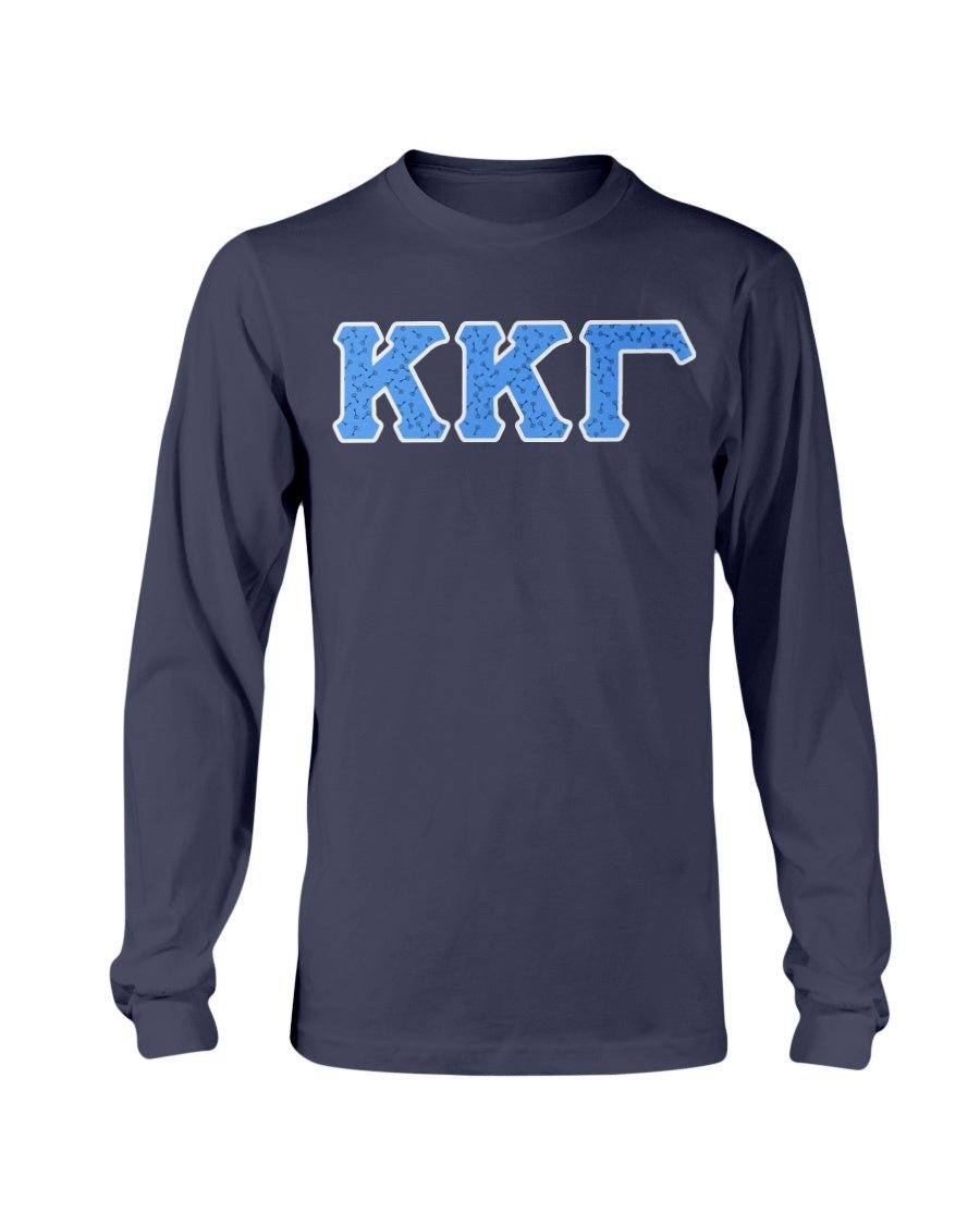 Unique Vintage 1980S Kappa Kappa Gamma Sorority Russell Athletic Long Sleeve T Shirt 211001