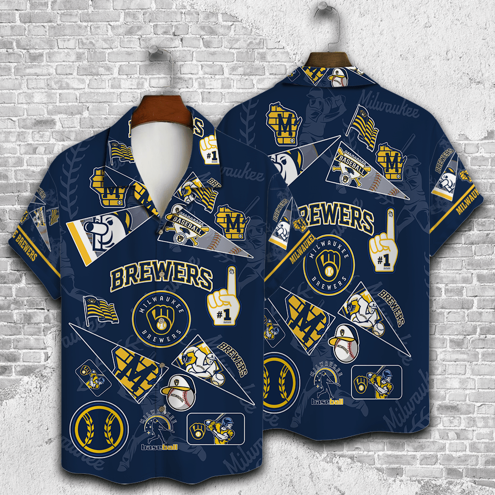 Milwaukee Brewers Custom Hawaiian Shirt In 3D