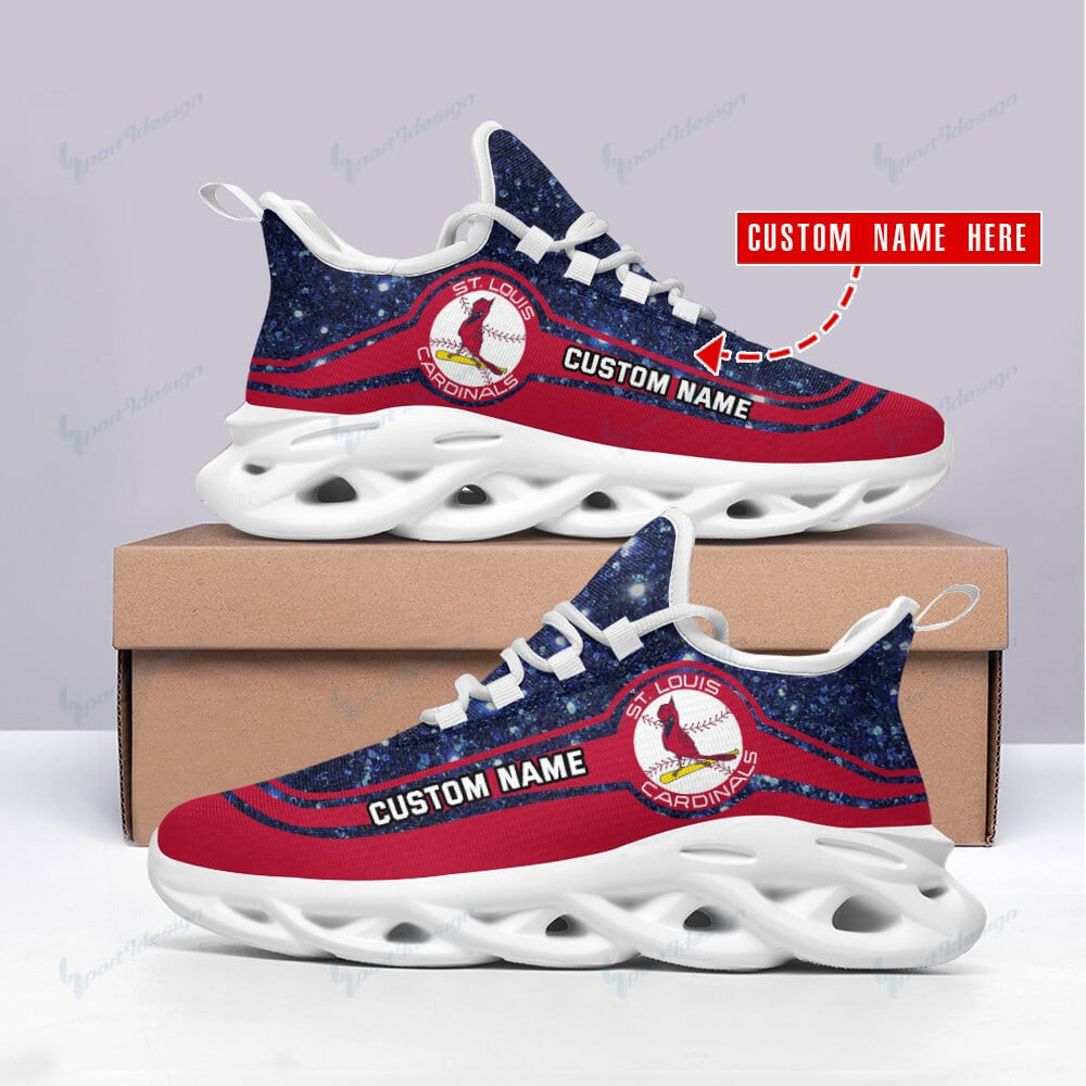 St. Louis Cardinals Personalized Clunky Sneaker Max Soul Shoes SPD