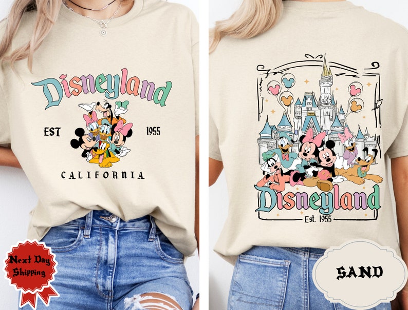 Disneyland California T Shirt, Disneyland Est. 1955 Shirt, Disneyworld Shirt, Disney Shirt, Mickey And Friends Shirt, Disney family shirt