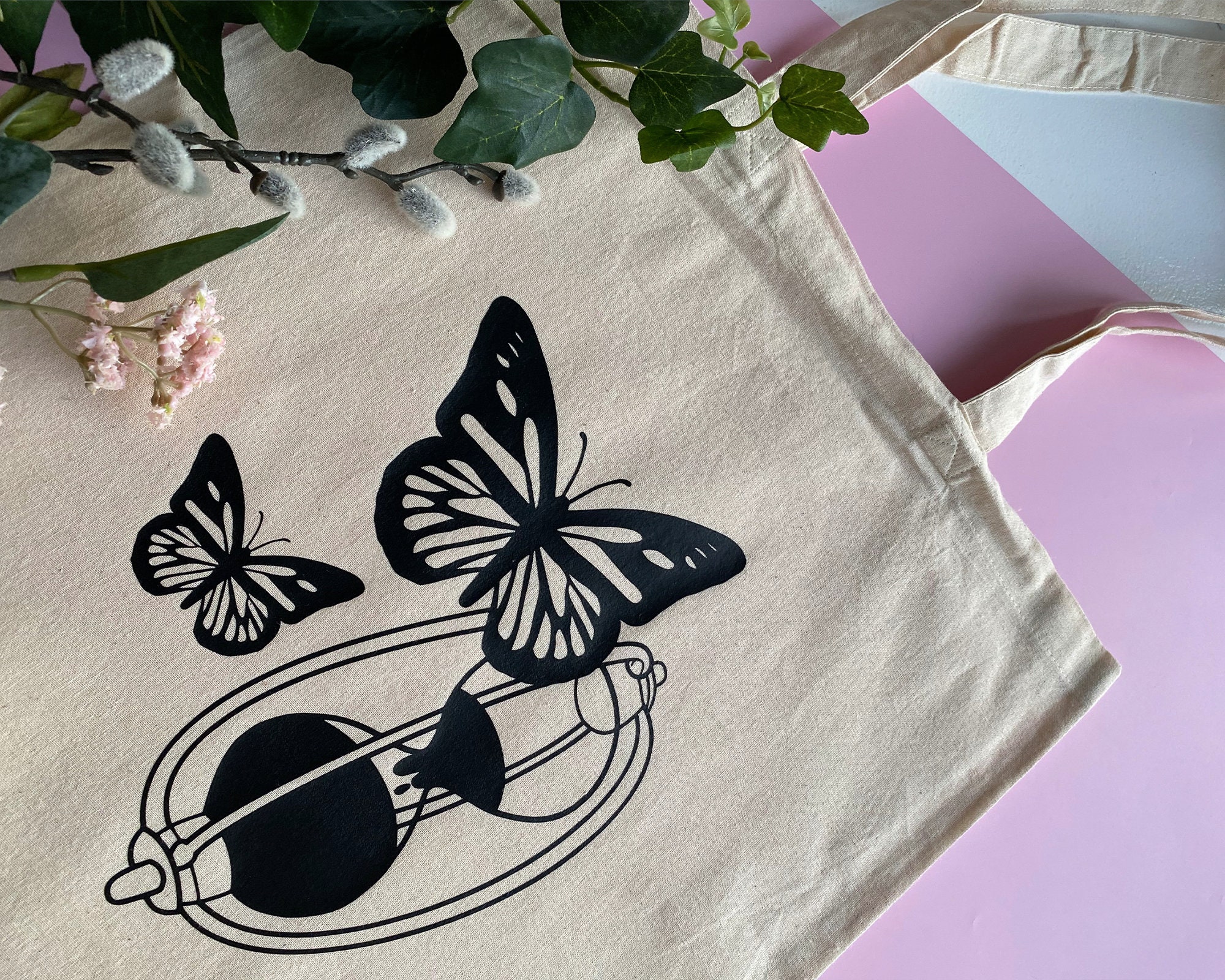 Ateez Tote bag, Ateez bag, Ateez deja vu, Kpop Canvas Bag, Gift for kpop fan, Kpop gifts, Ateez gift, Butterfly, Ateez hourglass, Seonghwa