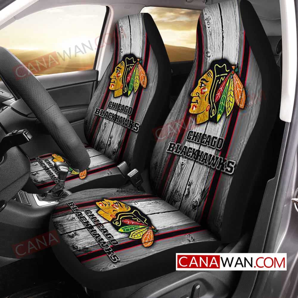 Chicago Blackhawks Car Seat Cover Set CSC4715