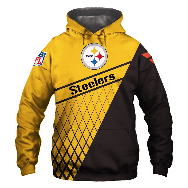 Pittsburgh Steelers Hoodie 3D Hoodie Zip Hoodie, Sports-Team 3D All Over Print Hoodie Zip Hoodie Aop Shirt