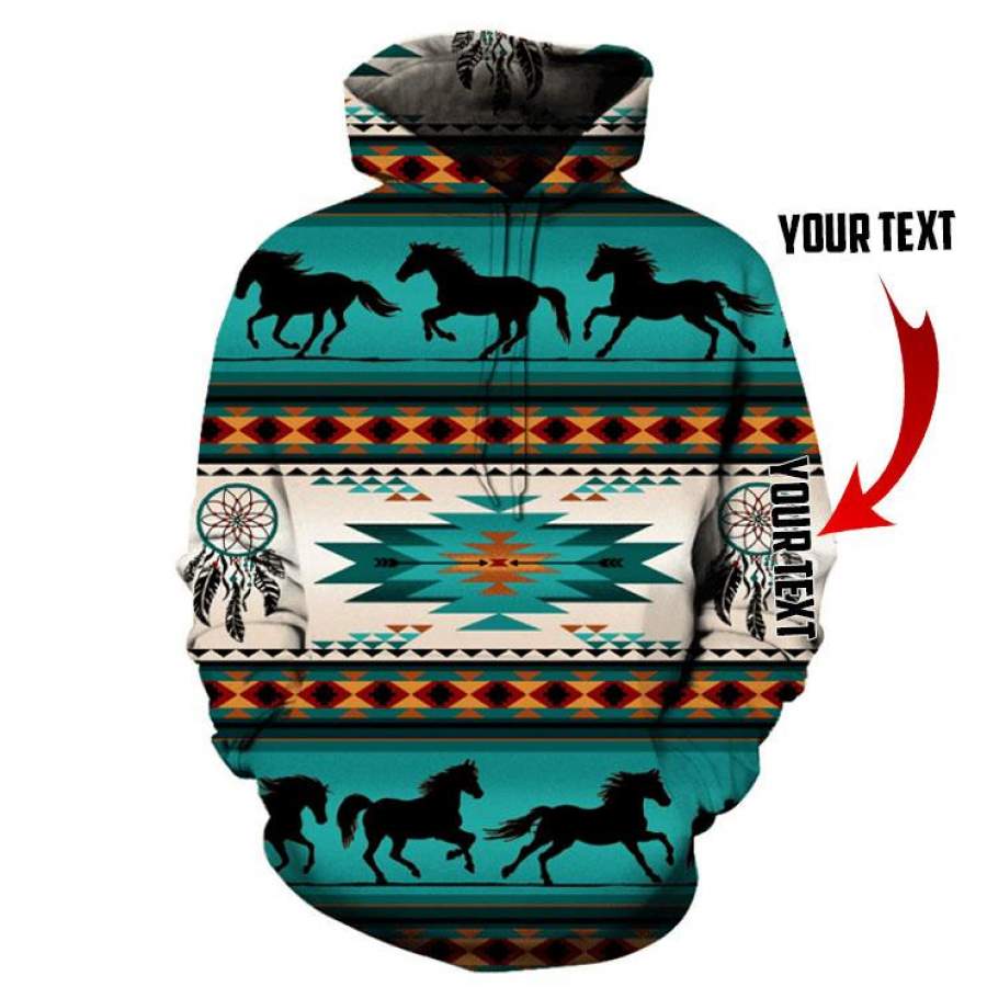 Personalized Blue Running Horse Drea &hellip;