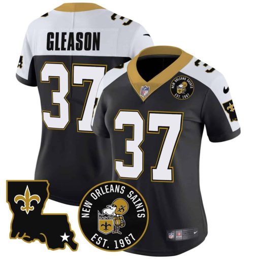 Women’S Saints Est. 1967 Patch Vapor Custom Jersey – All Stitched