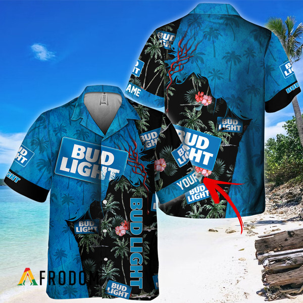 Personalized Aloha Bud Light God Hawaiian Shirt