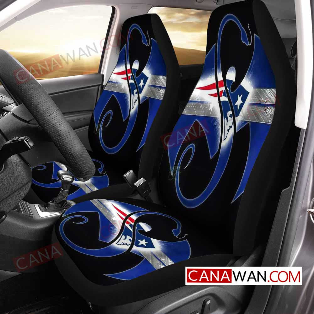 New England Patriots Car Seat Cover Set CSC3026