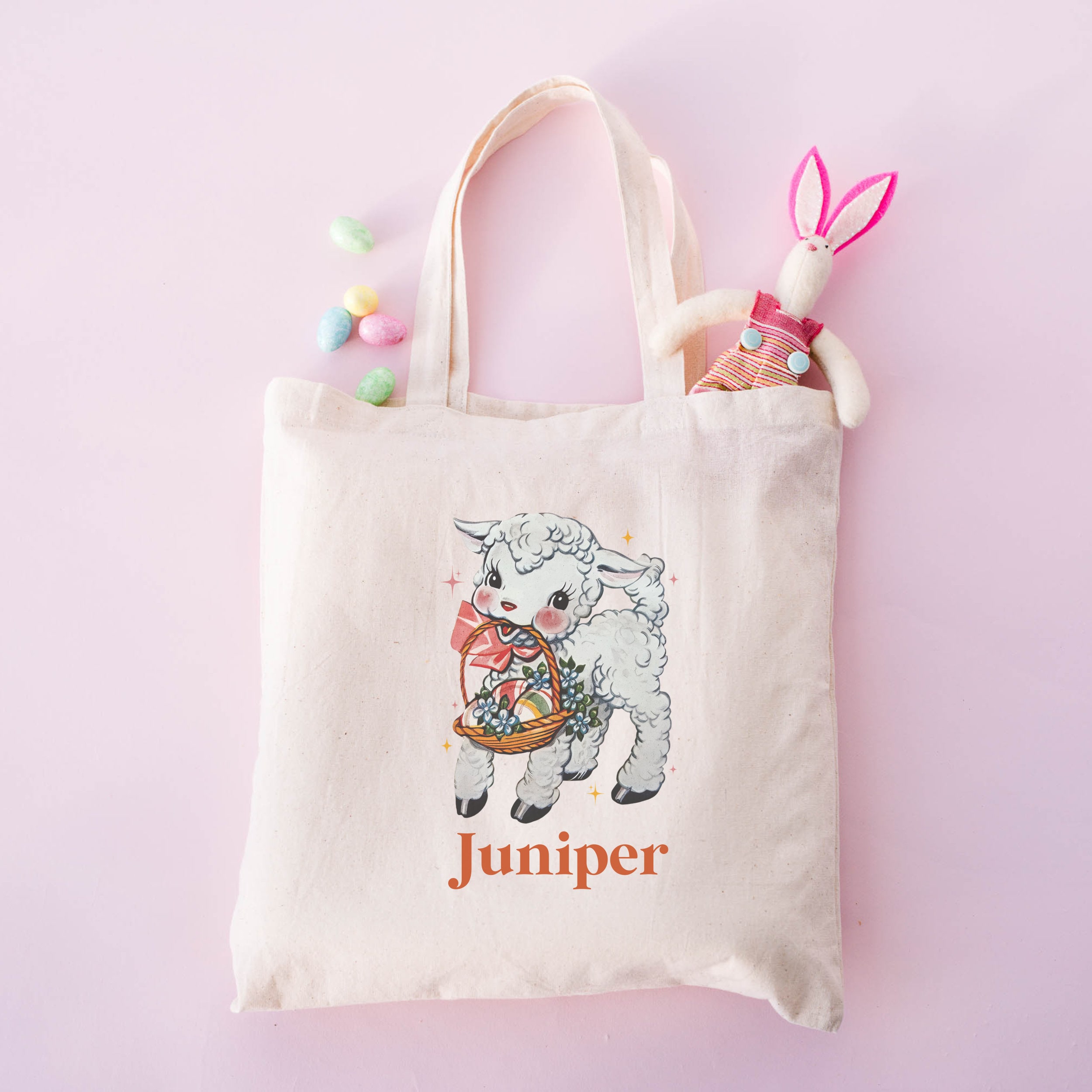 Personalized Easter Tote, Kids Easter Tote, Children’s Easter Tote, Custom Easter Basket, Personalized Easter Gift, Custom Easter Gift,