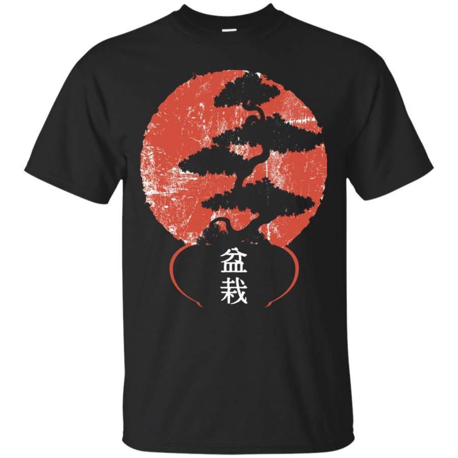 AGR Bonsai Tree Tshirt Vintage Gift For Yoga Lover Japanese Jaq T-shirt