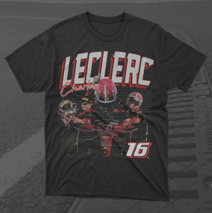 Charles Leclerc Formula 1 F1 Racing Shirt Outfit