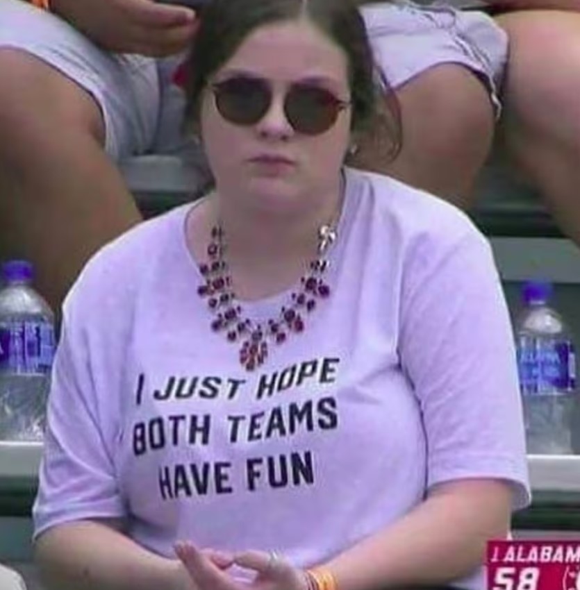 I Just Hope Both Teams Have Fun Funny Sport Mom Tee Shirt Outfits