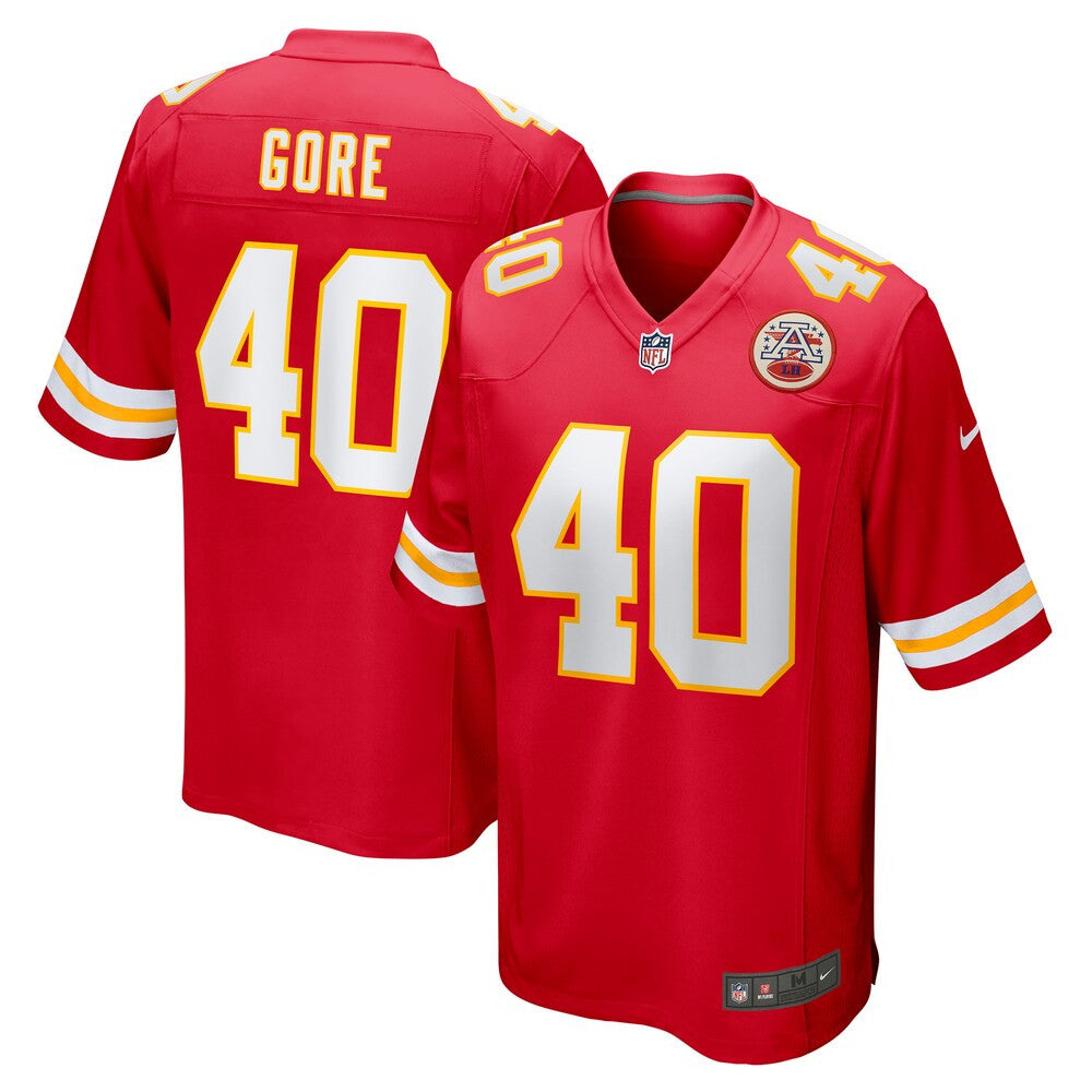 Men’S Kansas City Chiefs Derrick Gore Nike Red Game Jersey