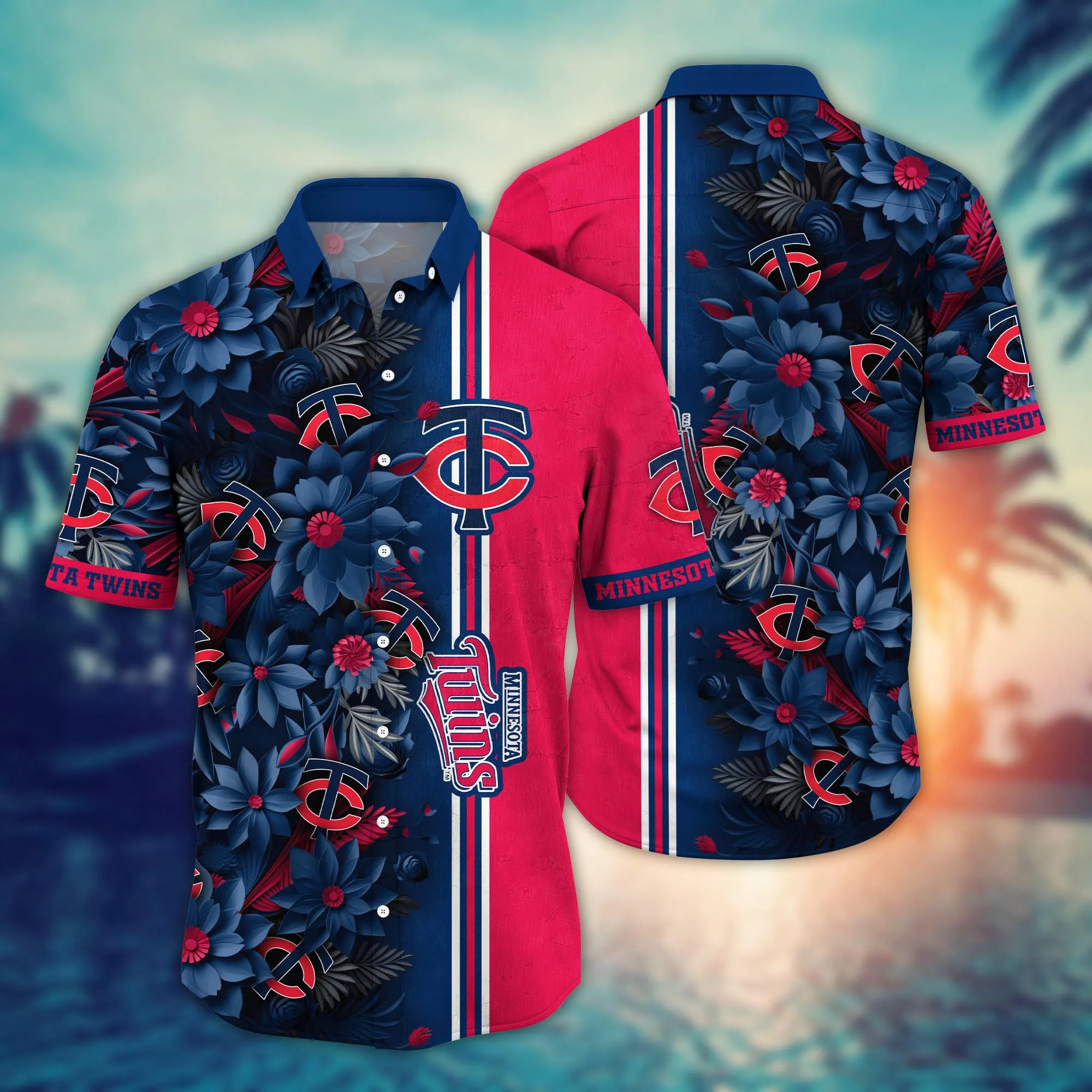 Minnesota Twins Mlb Hawaiian Shirt Custom Solstice Aloha Shirt