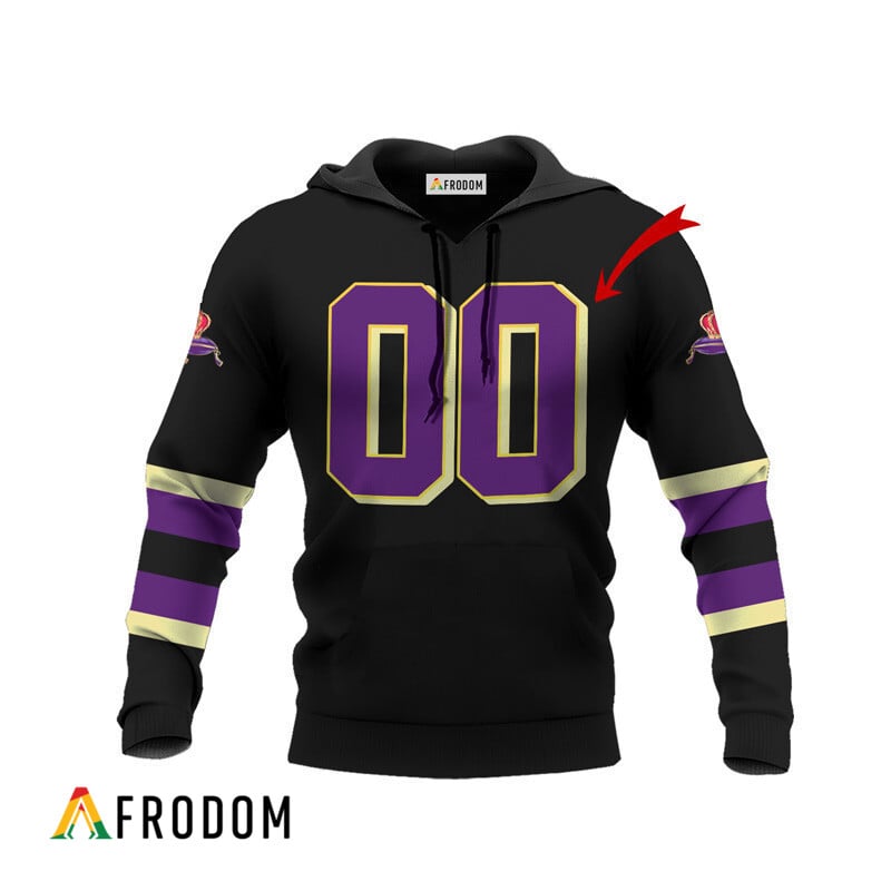 Personalized Cold Crown Royal Hockey Guy Hoodie & Zip Hoodie