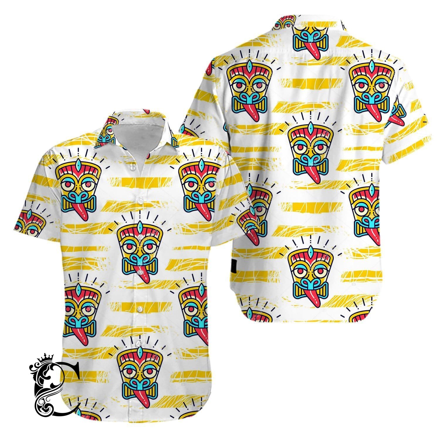 Funny Tiki Aloha Hawaiian Shirts Trendy Fashion