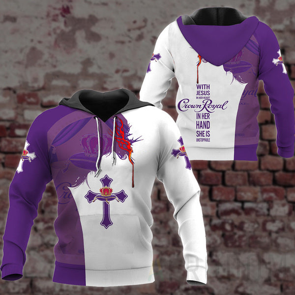 Easter Day Crown Royal Hoodie
