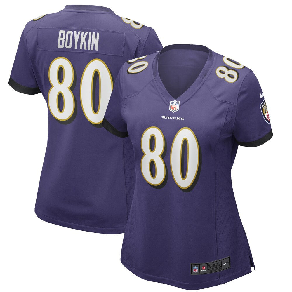 Women’S Baltimore Ravens Miles Boykin Nike Purple Game Jersey ...