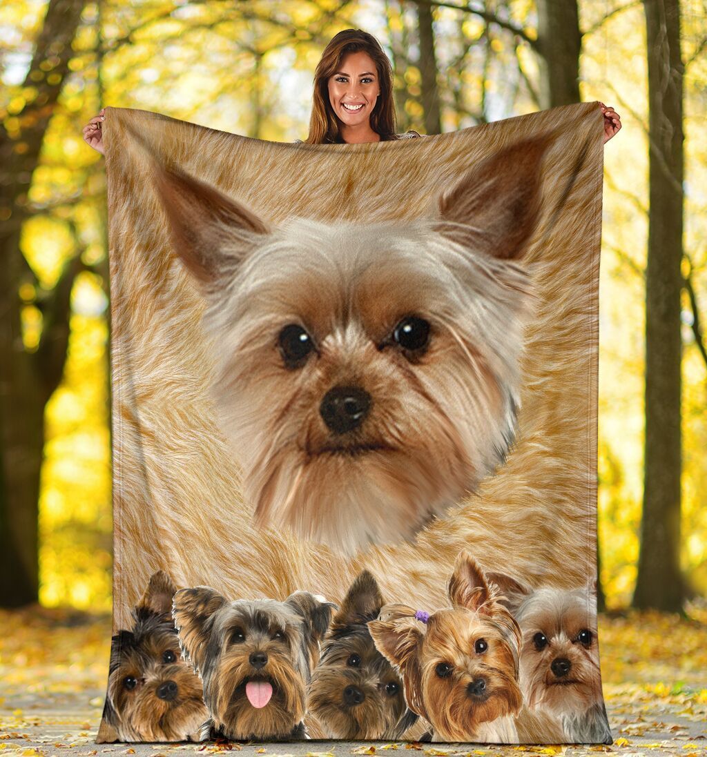 Dog Blanket 3d Yorkshire Terrier Yor …