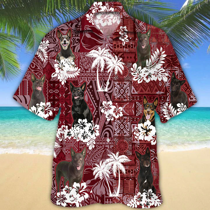 Australian Kelpie Hawaiian Shirt, Aloha Shirt For Summer