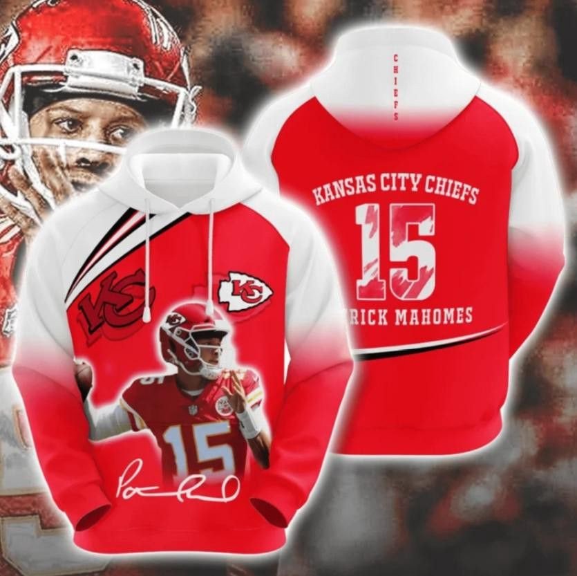 Kansas City Chiefs 18 Unisex 3D Hoodie Gift For Fans