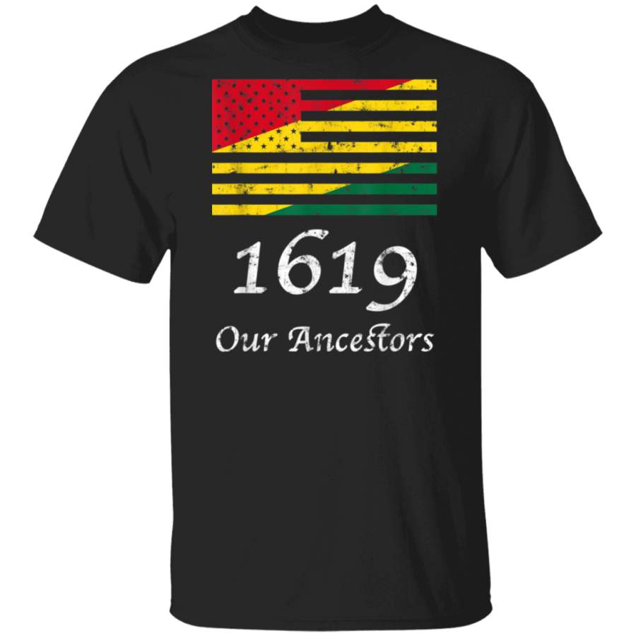 Project 1619 Our Ancestors African American Pride Vintage T Shirt