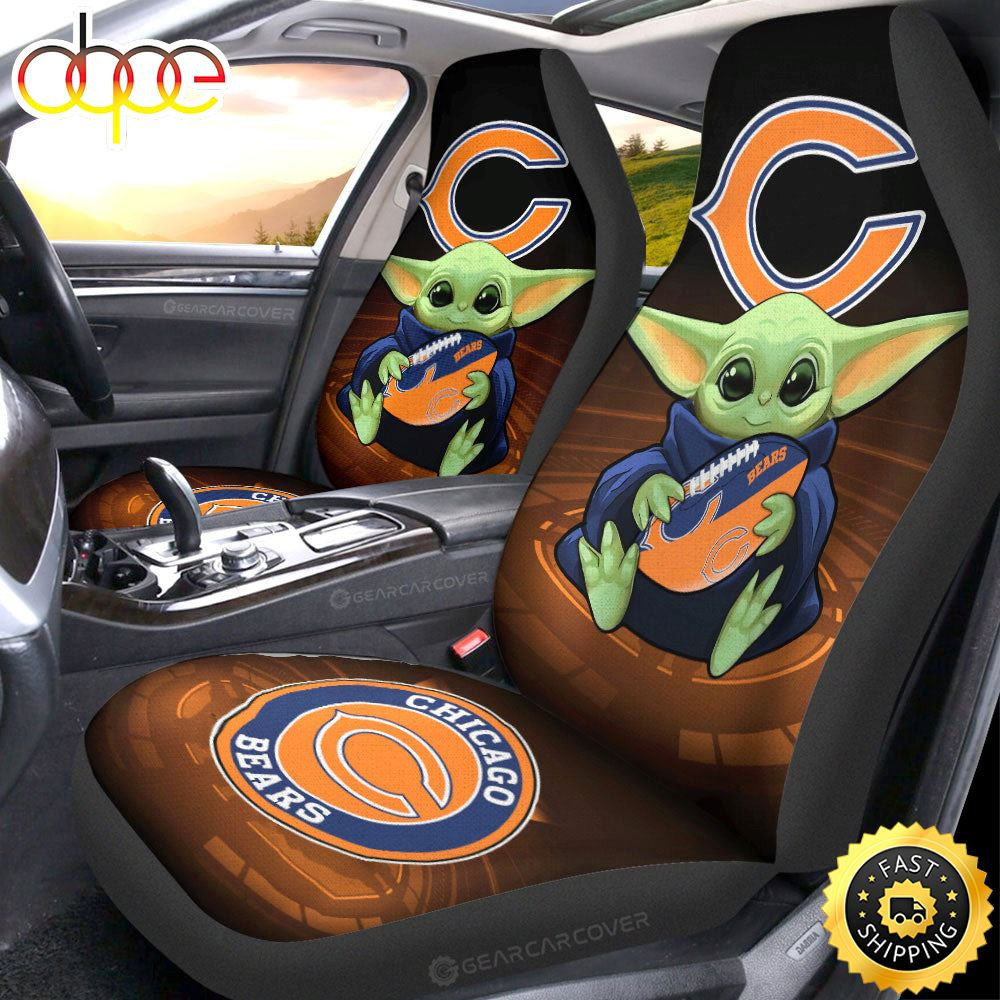 Chicago Bears Customized Car Seat Cover Set For Fan CSC9303